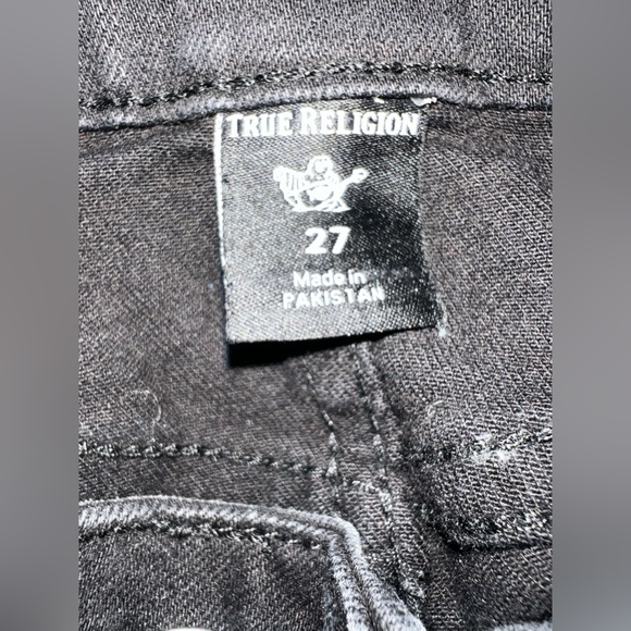 True Religion jeans; light black. Only worn one time. - Picture 2 of 9